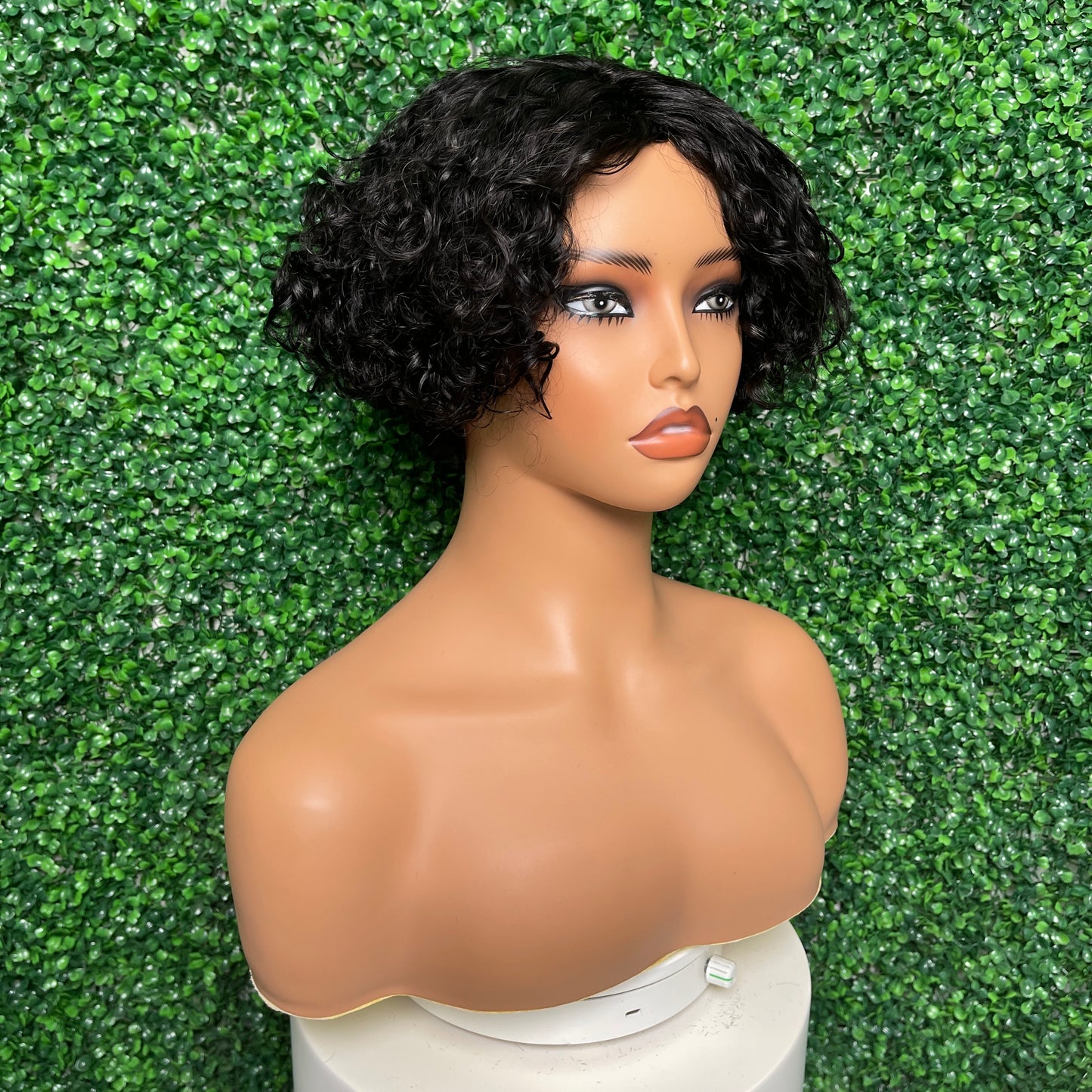 SendeHair Natural Colour Bob Curl Water Wave Wholesale Unprocessed 100% Real Human Hair Color Pick For Wedding Use Women