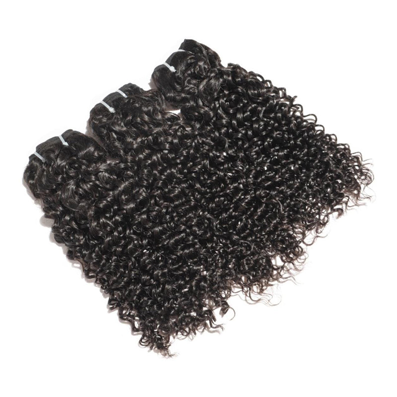 SendeHair Human Hair Extension Pissy Curls Weave Pixie Kinky Curl 8A/9A Human Hair Bundles Raw Virgin Hairs For Black Women