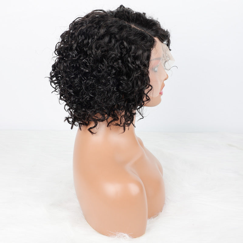 SendeHair Hotselling Human Hair Lace Front Wigs For Black Women Top Quality Jerry Curl Raw Indian Hair Wigs