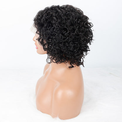 SendeHair Hotselling Human Hair Lace Front Wigs For Black Women Top Quality Jerry Curl Raw Indian Hair Wigs