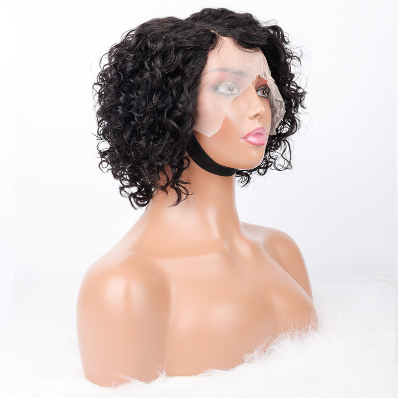 SendeHair Hotselling Human Hair Lace Front Wigs For Black Women Top Quality Jerry Curl Raw Indian Hair Wigs