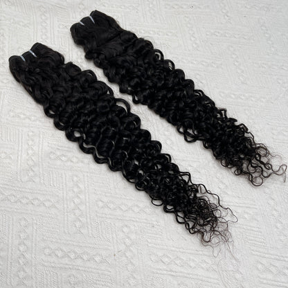 SendeHair  All Natural Unprocessed Natural Colour Ltalian Curvature Curly 8A/9A 100%  Human Hair Bundles