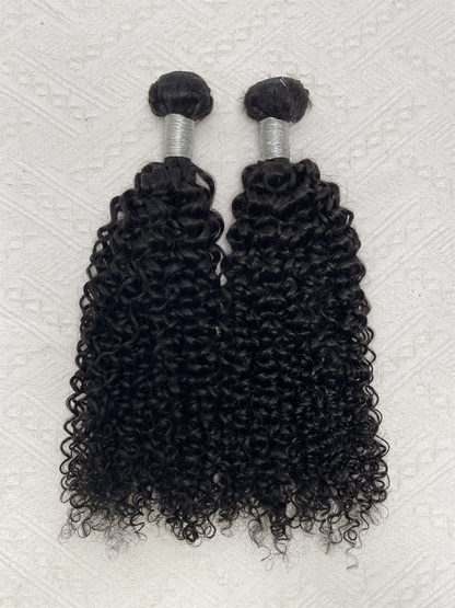 SendeHair Human Hair Extension Pissy Curls Weave  Jerry  Curl 10A/12A Human Hair Bundles Raw Virgin Hairs For Black Women