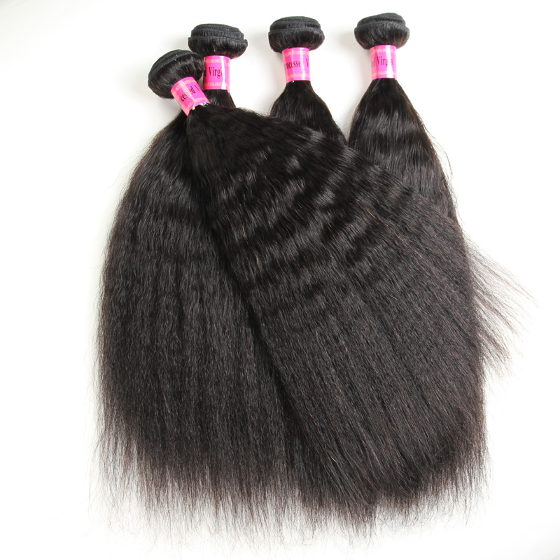 SendeHair Human Hair  Pixie Yaki Curl 6A/7A Human Hair Bundles Raw Virgin Hairs For Black Women