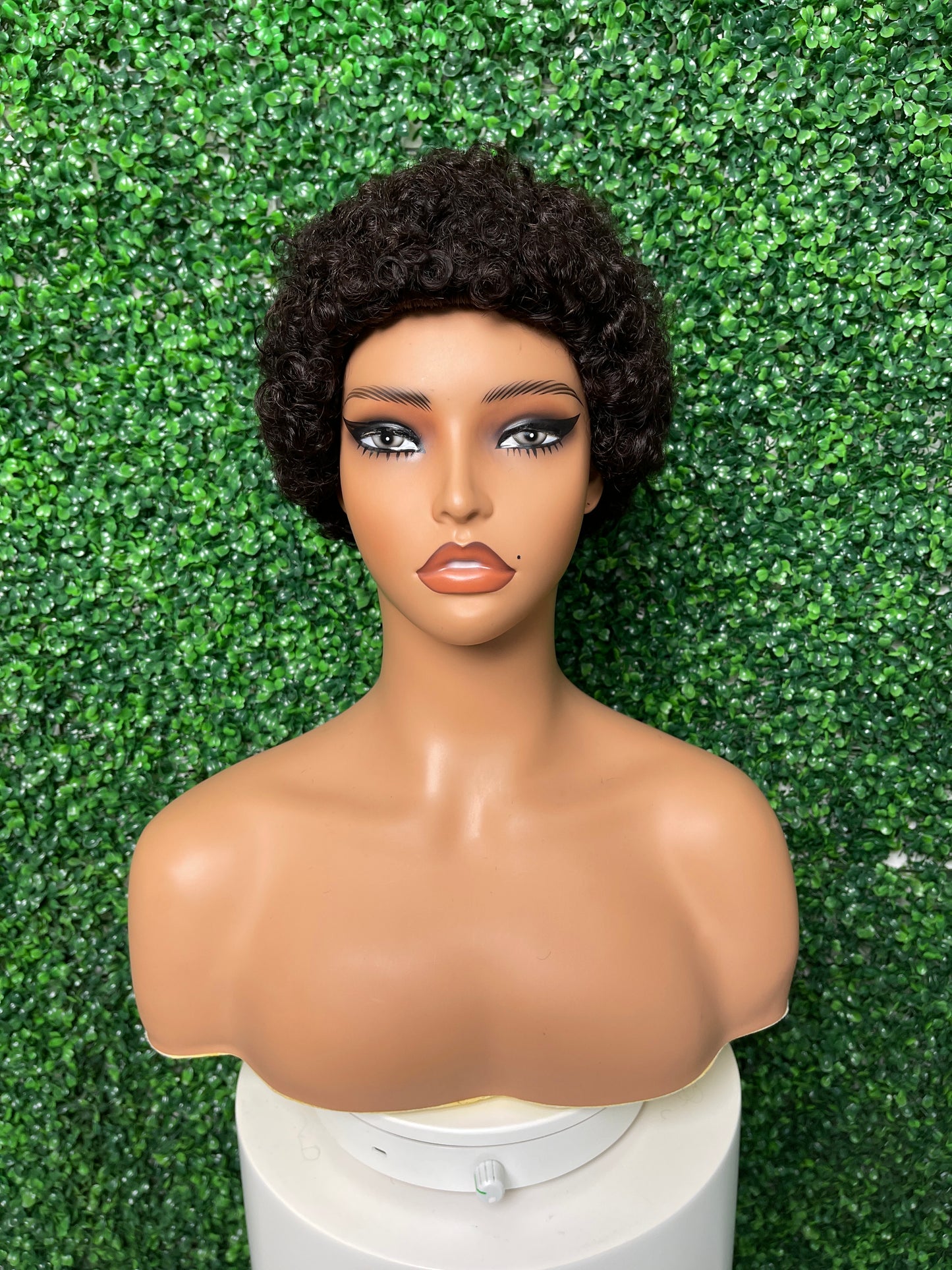 SendeHair Natural color Curly Unprocessed Vietnam 100% Human Hair Short Wig For Black Women