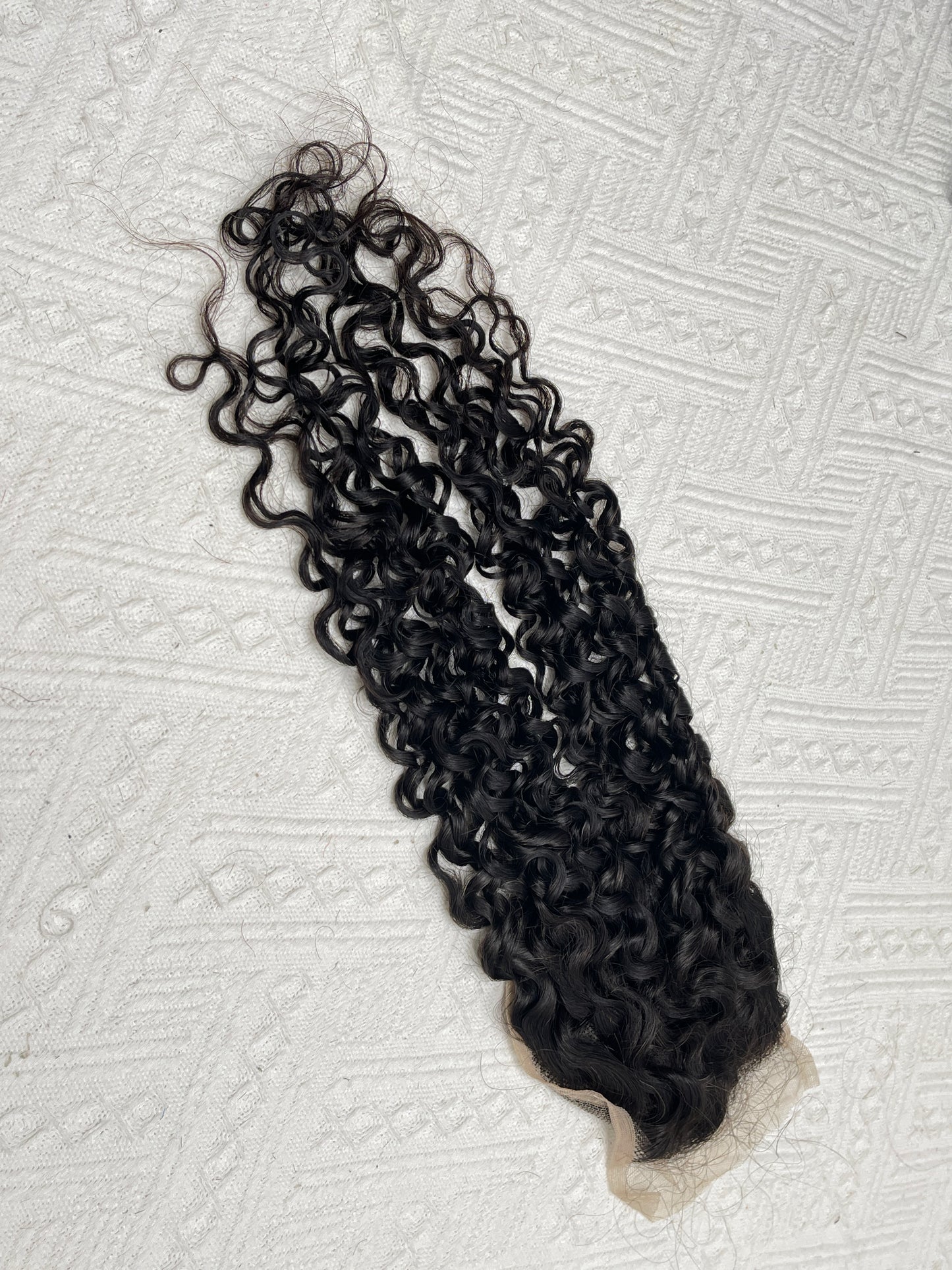 SendeHair Natural Color Hair PIxie  Curly Top Lace Closure Wholesale Ear To Ear Lace Closure