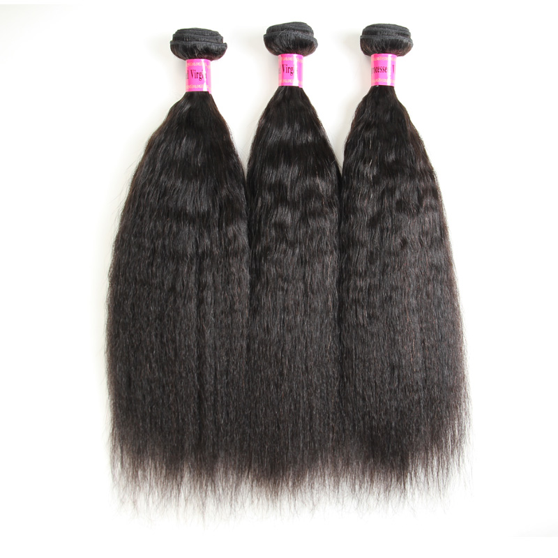 SendeHair Human Hair  Pixie Yaki Curl 6A/7A Human Hair Bundles Raw Virgin Hairs For Black Women