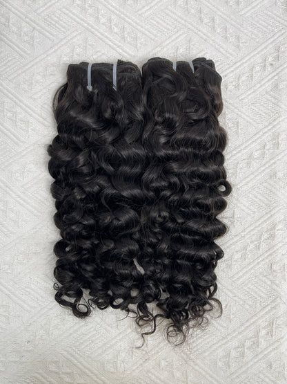 SendeHair Natural curvature  Human Hair Extension  8A/9A 100%  Human Hair Bundles Raw Virgin Hairs For Black Women