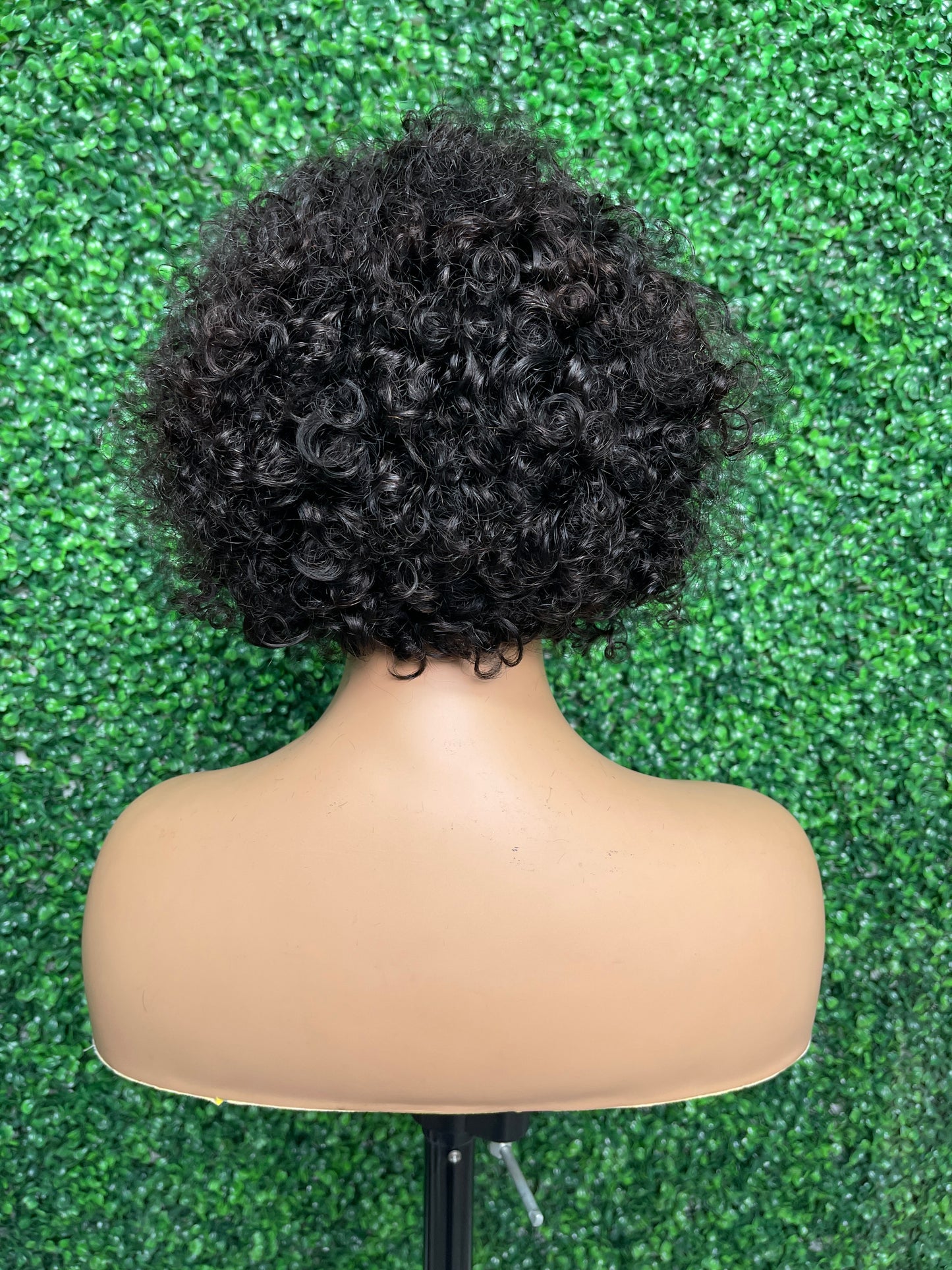 SendeHair Curly No Glue Wig Human Hair HD Lace Wig That Wear Lace Bob Wig Short Curly Hair 180 Density