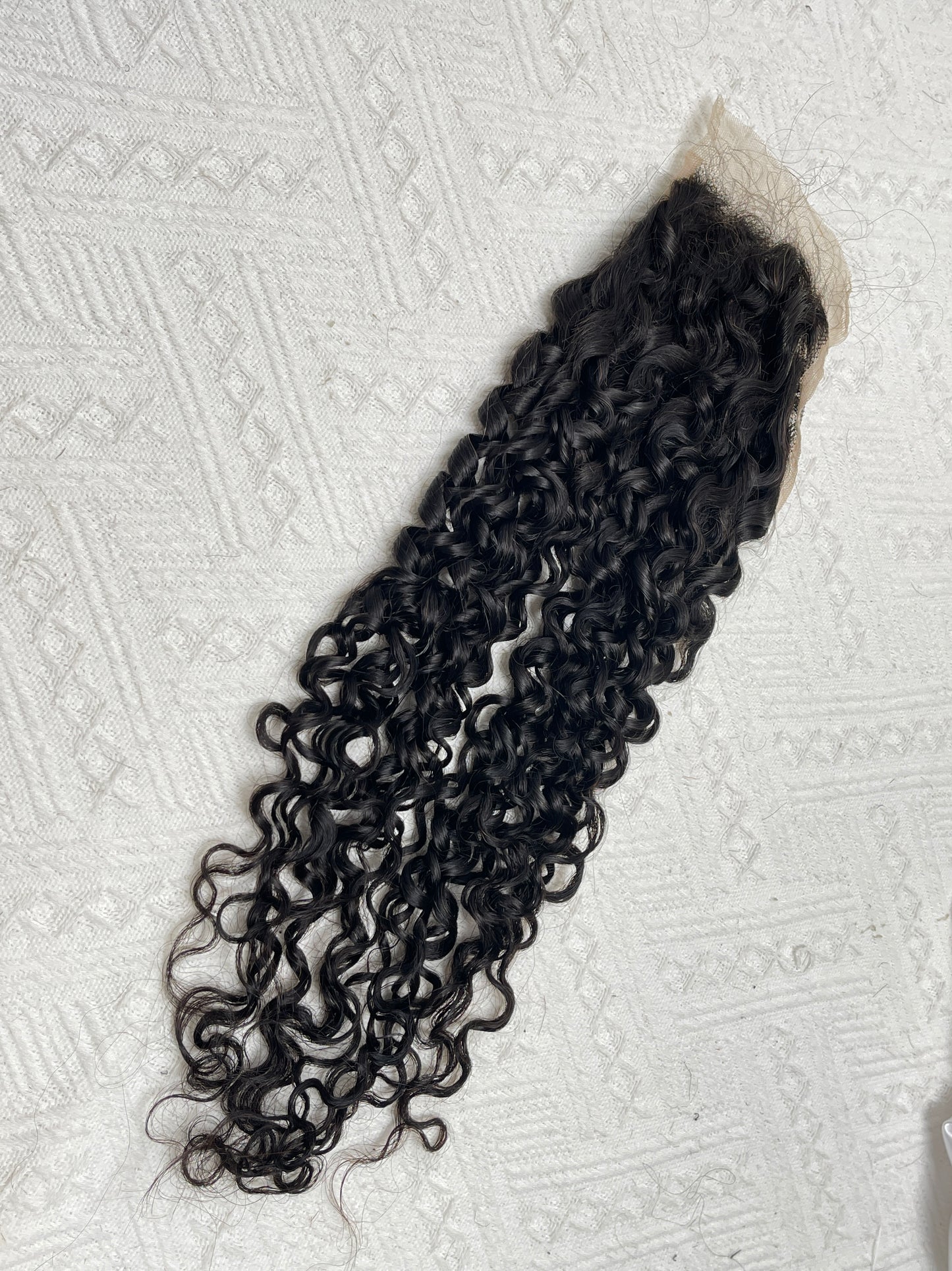 SendeHair Natural Color Hair PIxie  Curly Top Lace Closure Wholesale Ear To Ear Lace Closure