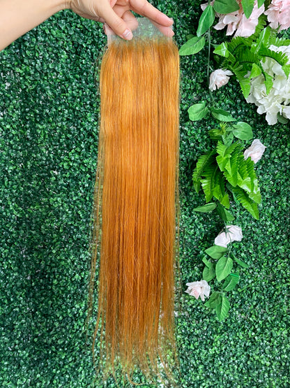 SendeHair Unprocessed Peruvian Human Hair Straight 13X4/4×4 Lace Frontal Closure Free Part With  Natural Hair