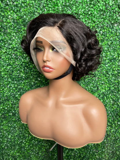 Human SendeHair Vendor HD Transparent 13x4/13x1 T Lace Front Wigs for Black Women Raw Indian Hair