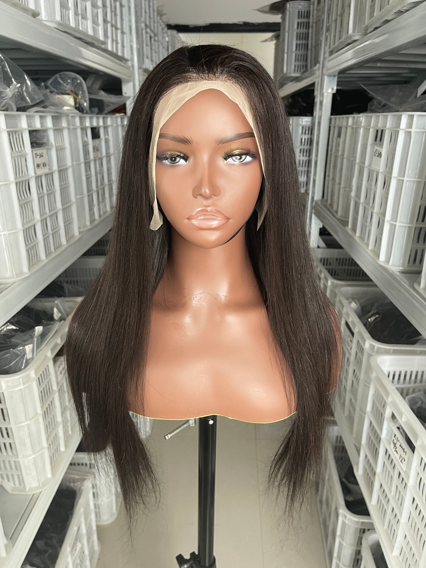 SndeHair Unprocessed Natural Colour Straight Wig  10A/12A  100% Human Raw Hair With 13*4 Lace Front Wig For Black Women