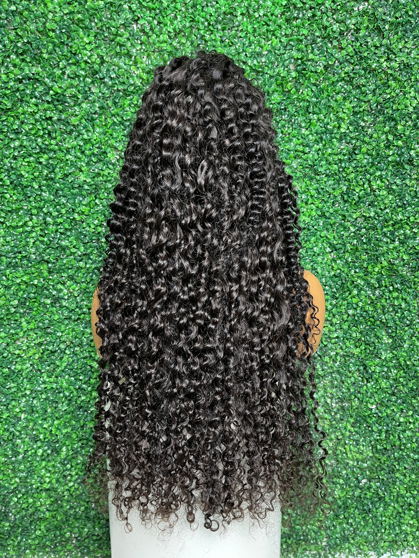 SendeHair Unprocessed Natural Colour Deep Wave 10A/12A 100% Human Raw Hair Wig With 4×4 Front Lace Wig