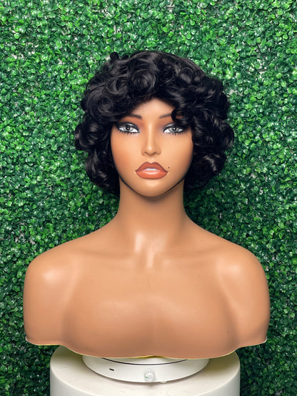 SendeHair Natural colour Piano Colour Unprocessed Mechanism Vietnamese Hair Short Wig For Black Women