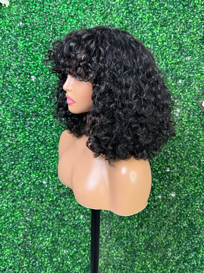 SendeHair Factory Direct Sale Cuticle Aligned Pixie curly Super Double Drawn Hair For Black Women Vietnamese Raw Hair Wigs