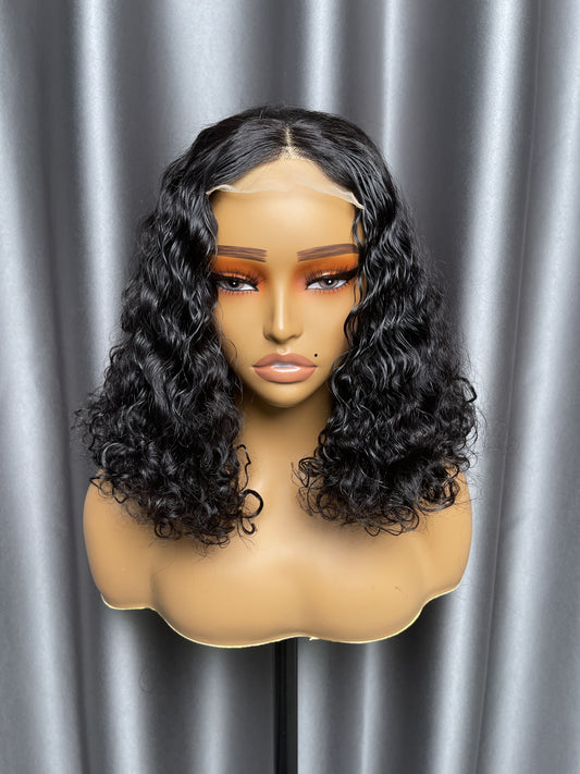 SendeHair Original Virgin Hair For Black Women Water Curl Lace Frontal Glueless Wigs Vendor Raw Indian Hair