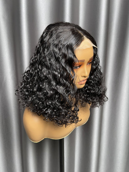 SendeHair Original Virgin Hair For Black Women Water Curl Lace Frontal Glueless Wigs Vendor Raw Indian Hair