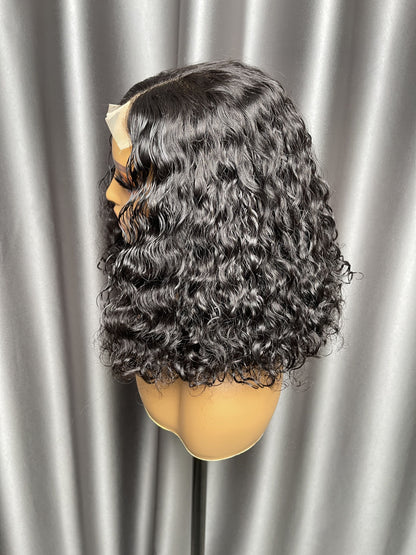 SendeHair Original Virgin Hair For Black Women Water Curl Lace Frontal Glueless Wigs Vendor Raw Indian Hair