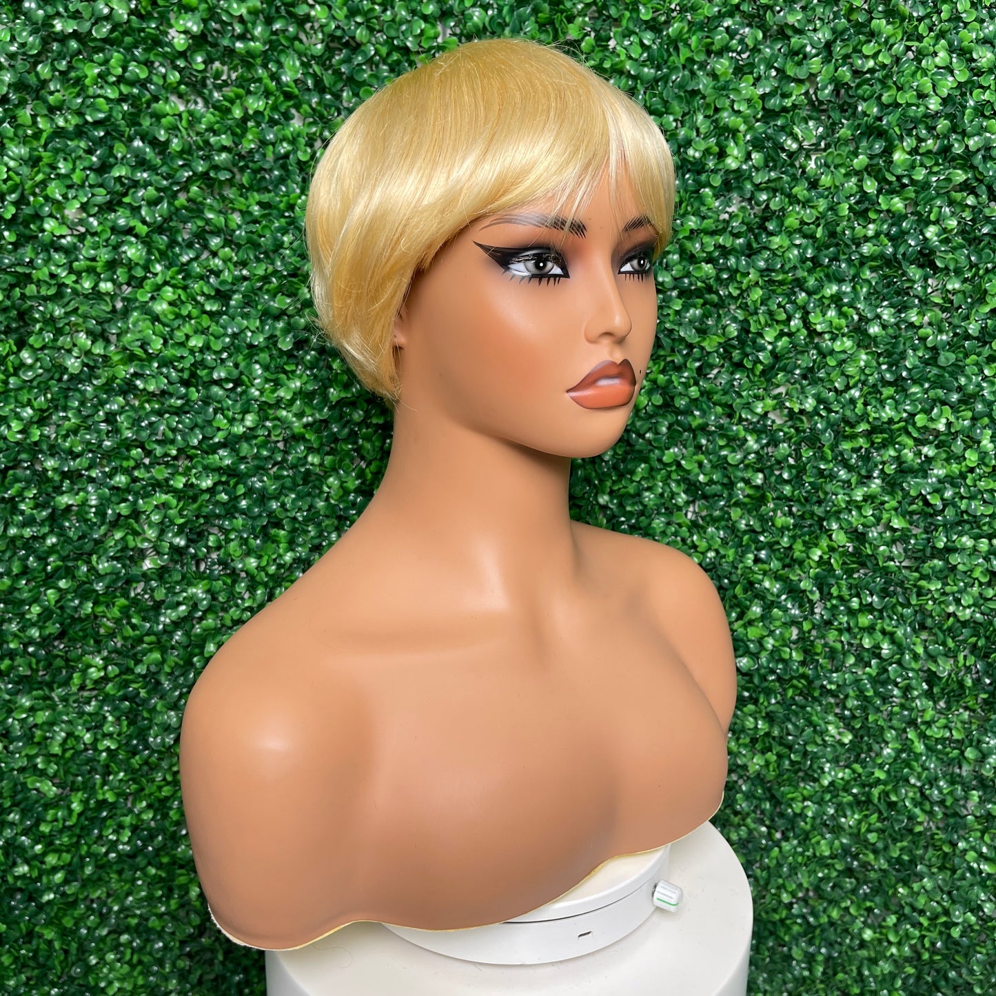 SendeHair Super Double Drawn Orange 613 White Gold Unprocessed Mechanism Bob 100% Human Raw Hair