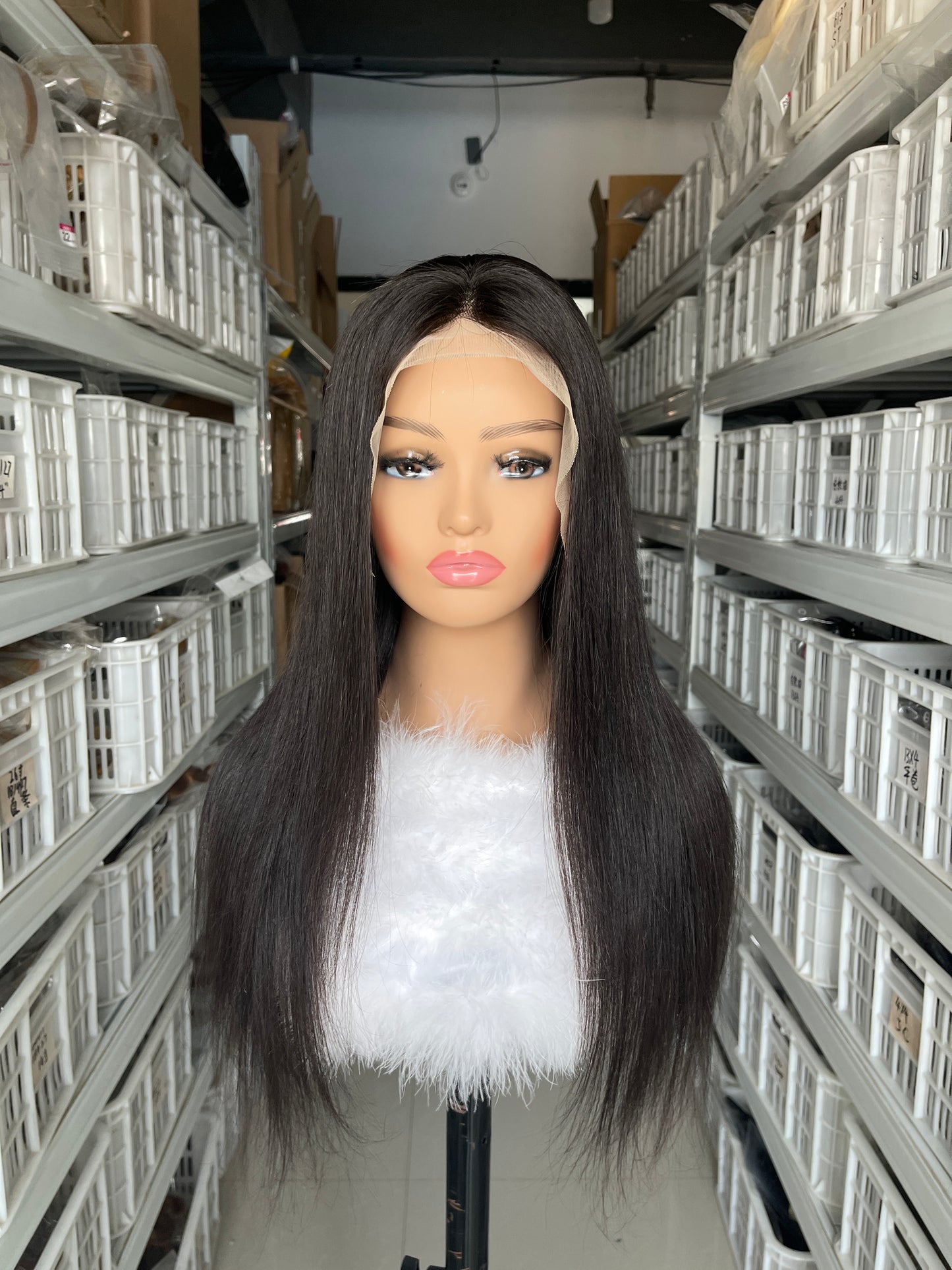 SndeHair Unprocessed Natural Colour Straight Wig  10A/12A  100% Human Raw Hair With 13*4 Lace Front Wig For Black Women