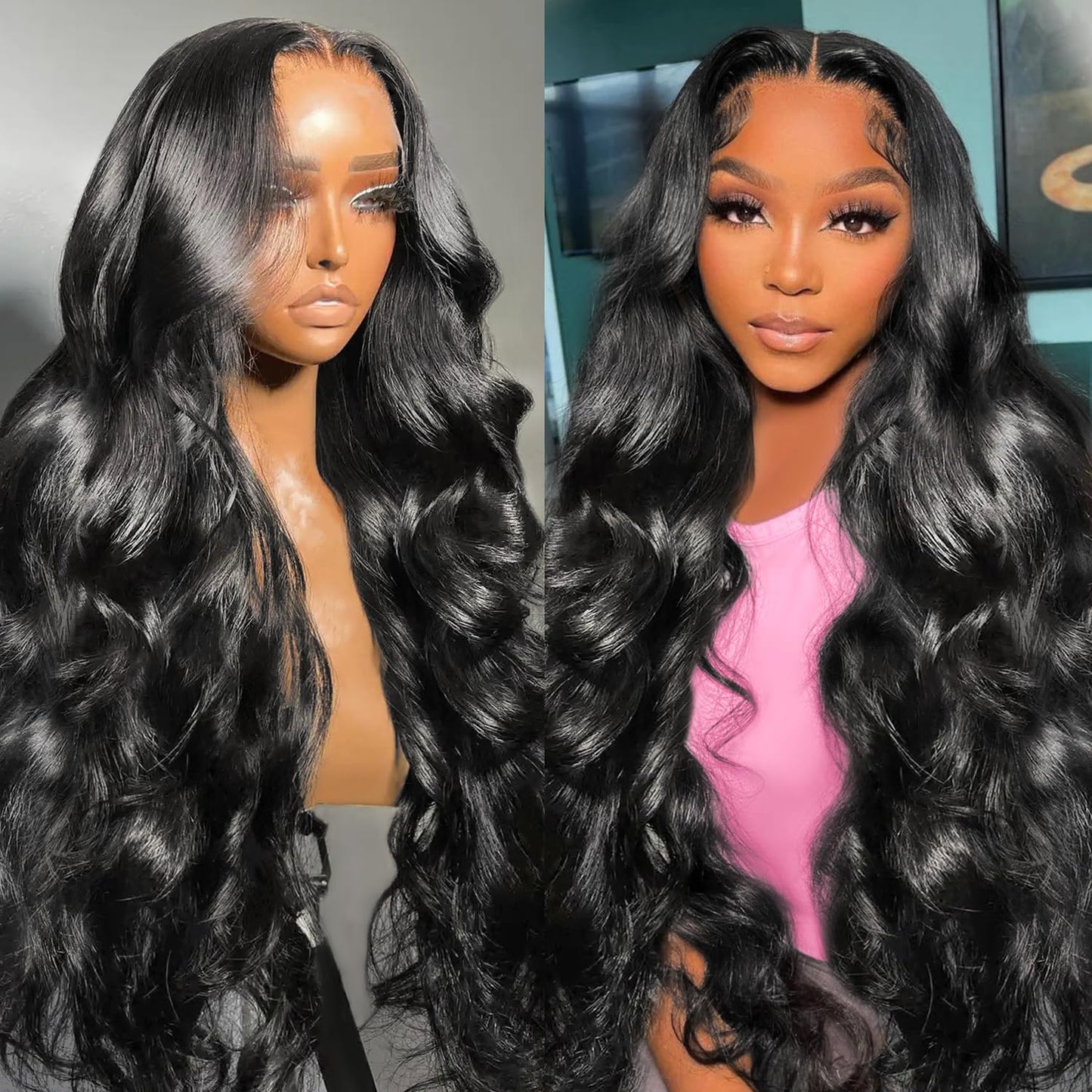 SendeHair 180 Density Virgin Human hair 13×4  Lace Frontal Wigs Raw Vietnamese Hair Body Wave